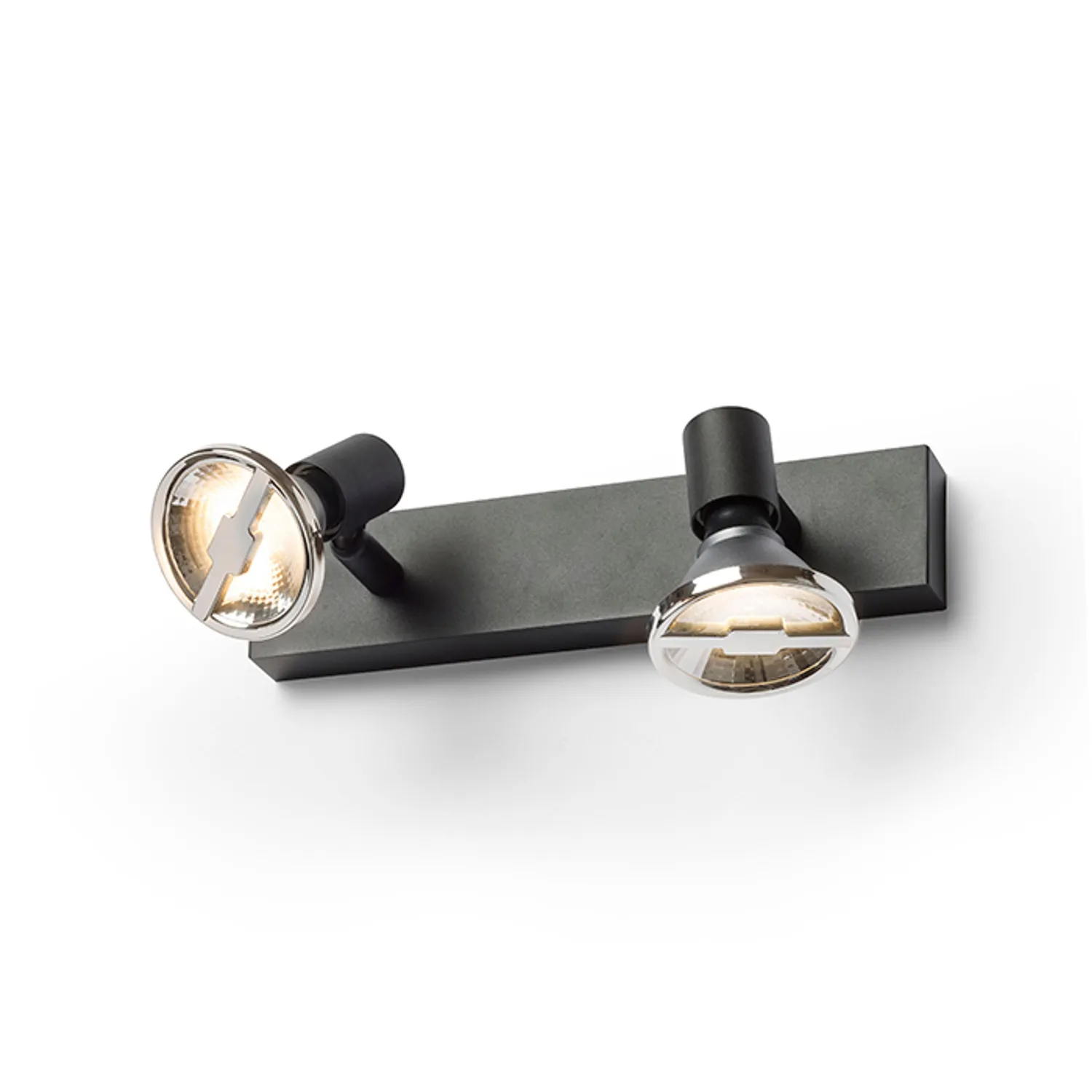 Rendl Light Studio Trica II spot negru GU10 metal