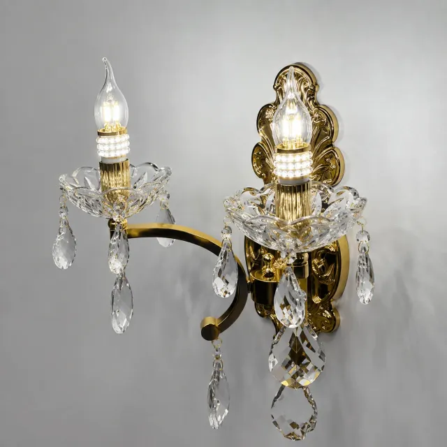 Alessandro Design WATSON LAKE aplica cristal aurie 2xE14