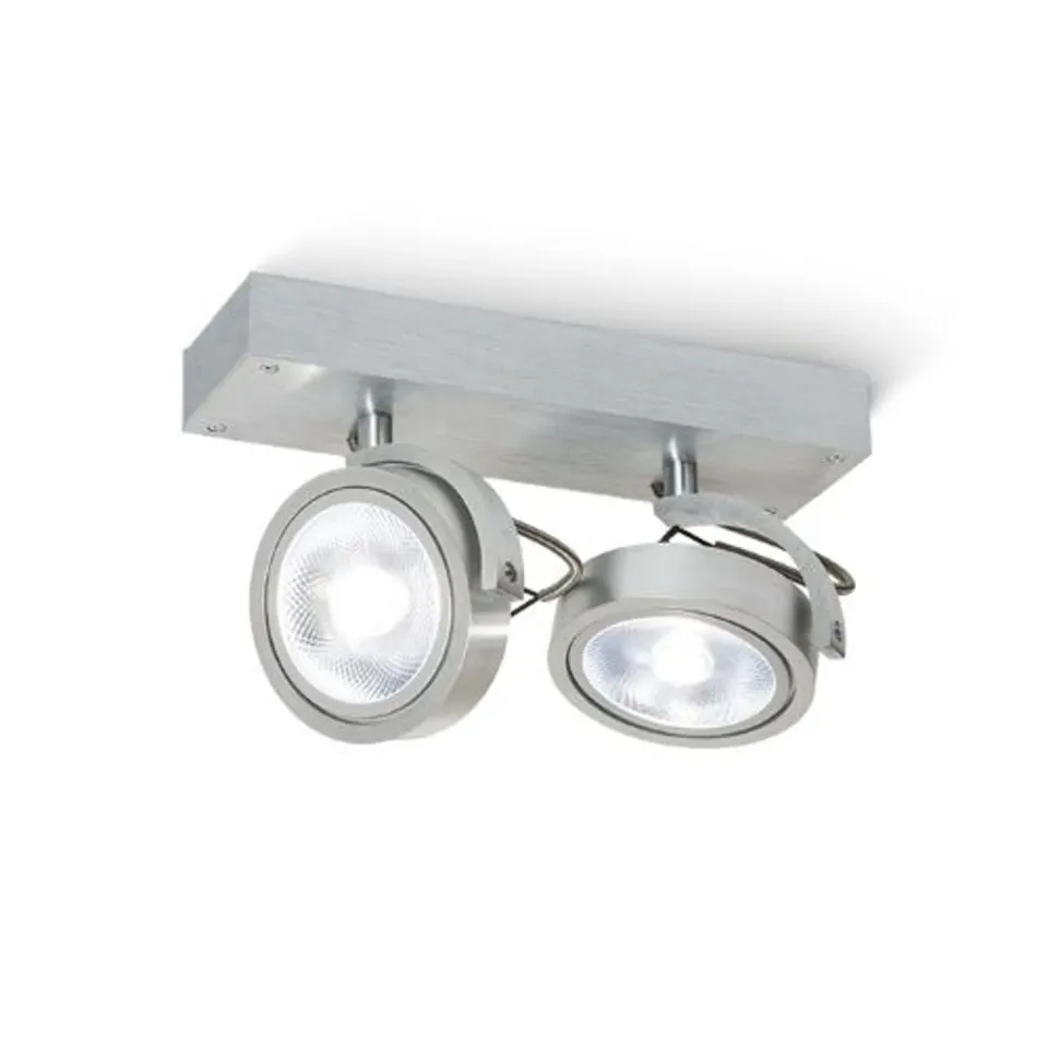 Rendl Light Studio Kelly II aplica aluminiu periat orientabila