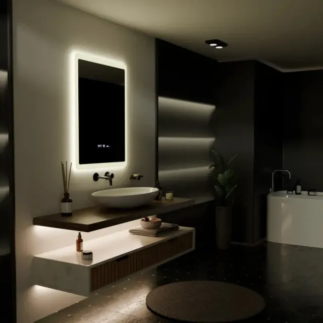 Alessandro Design Elancee Marcello oglinda LED 60x80cm antiaburire
