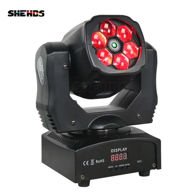 JMS Webb 6x15W cap mobil laser beam RGBW