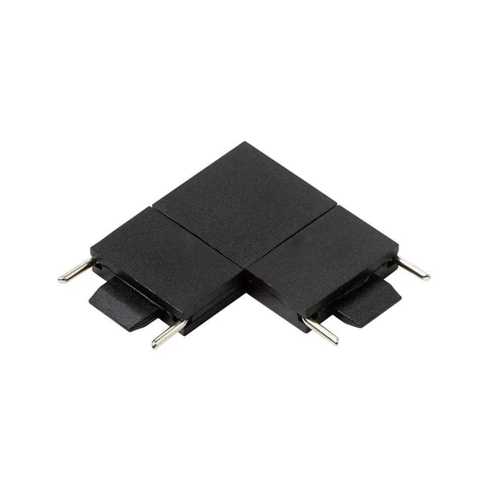 Rendl Vega conector L negru 24V pentru sina