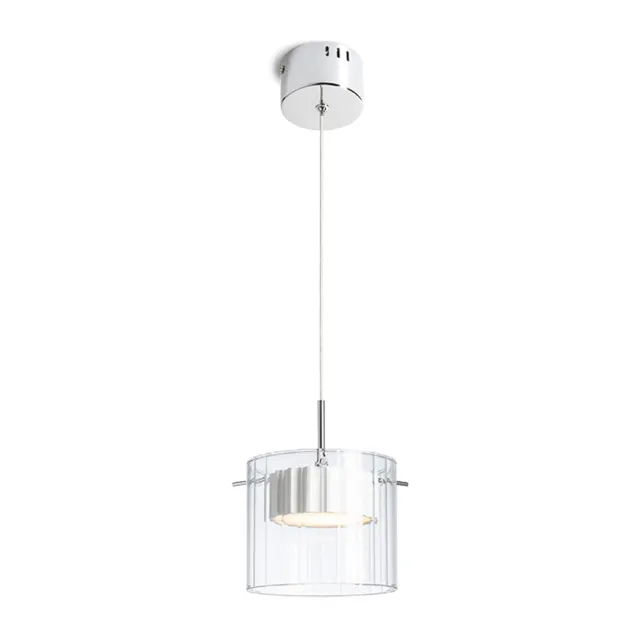 Rendl Light Studio Estra I pendul LED sticlă transparentă