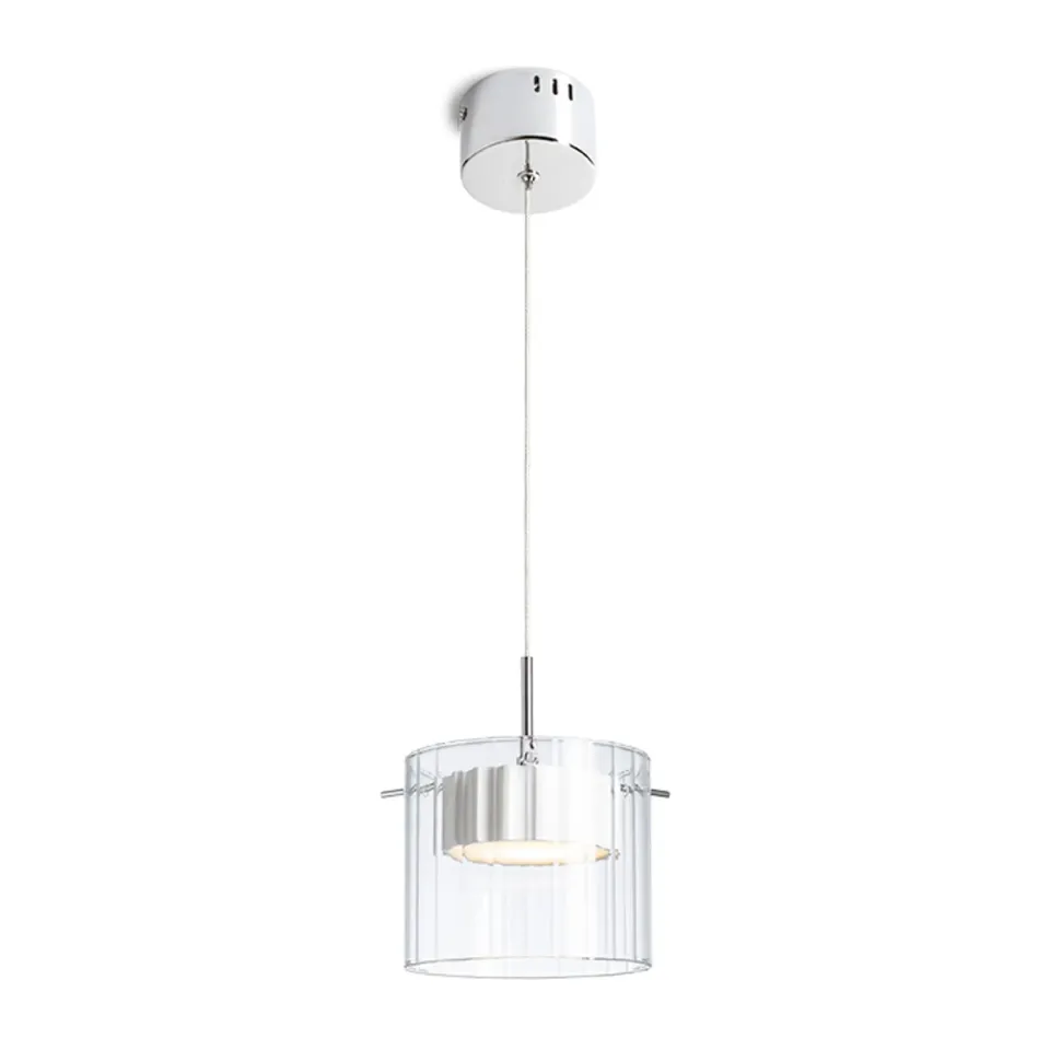 Rendl Light Studio Estra I pendul LED sticlă transparentă