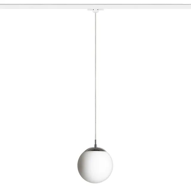 Rendl Light Studio Luna 20 pendul sina sticla opal crom