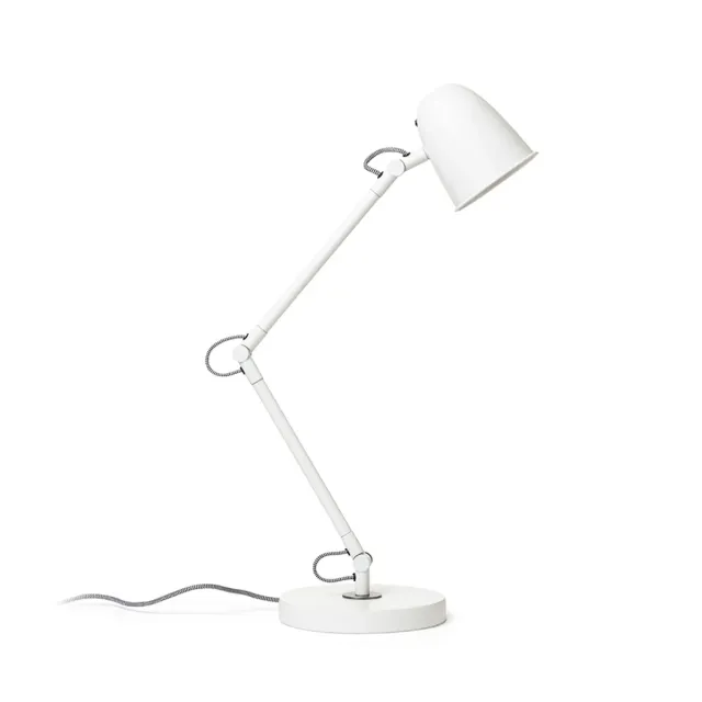 Rendl Light Studio Danny Bord Veioză alb nichel mat E14