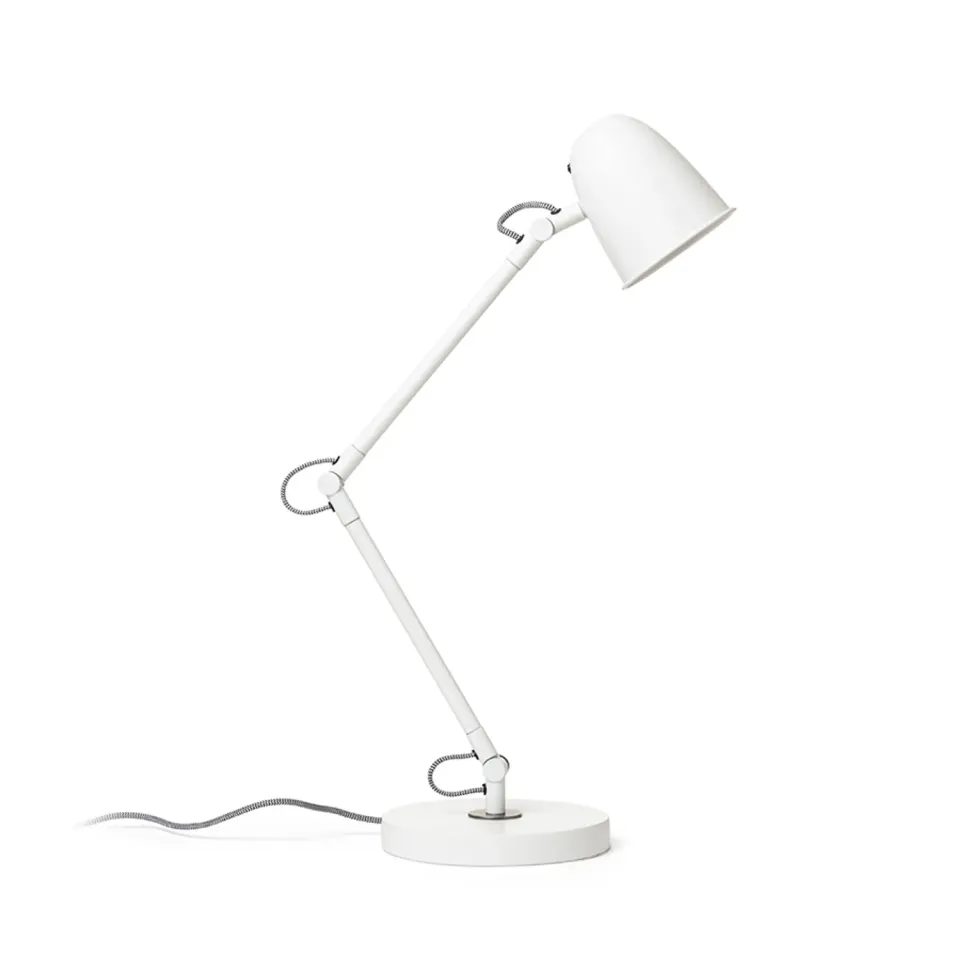 Rendl Light Studio Danny Bord Veioză alb nichel mat E14
