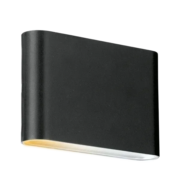Aurora WallE CS aplica perete neagra 6W IP65
