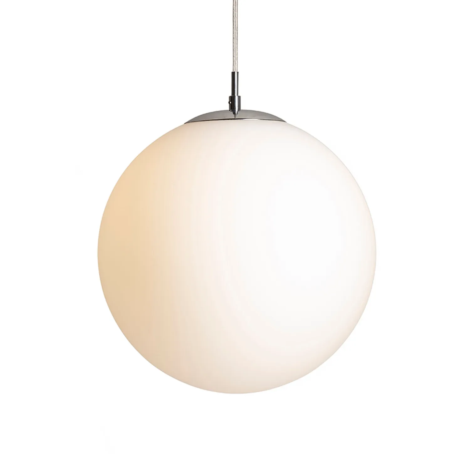 Rendl Light Studio Luna 30 pendul sticla opal crom