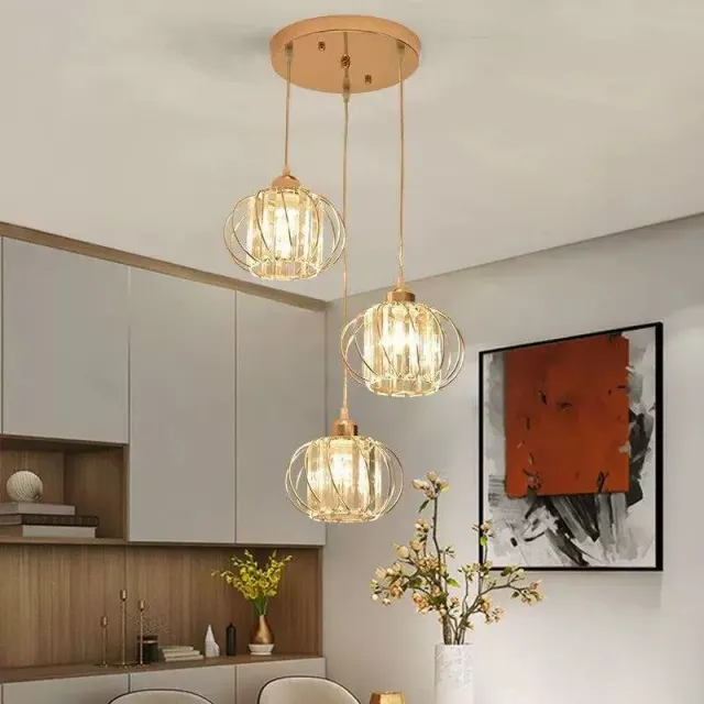 Alessandro Design Monica LC910/3RGD lustra aurie 3xE27