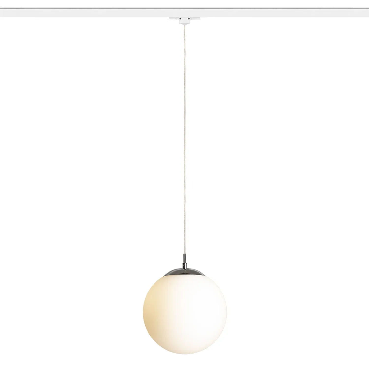Rendl Light Studio Luna 25 pendul sticla opal crom pentru sina