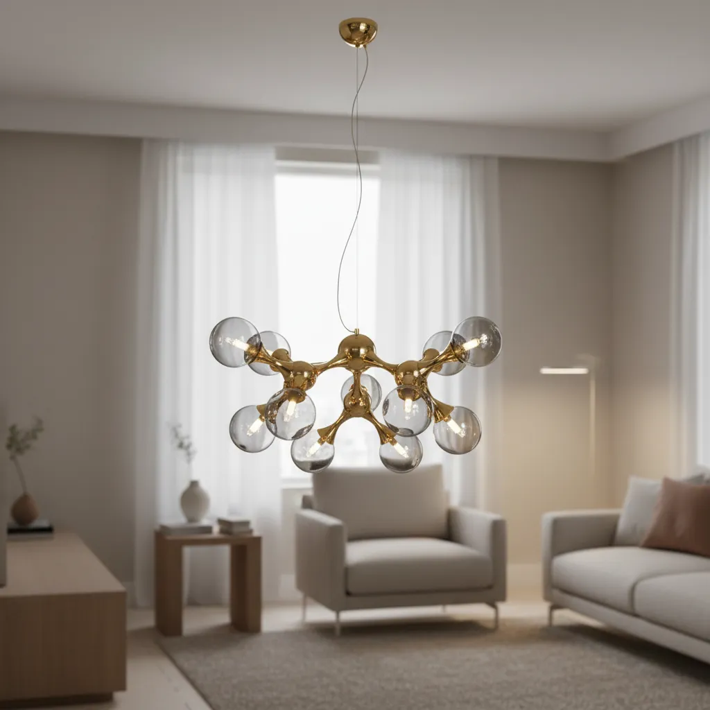 Alessandro Design Elektra Altiera lustra aurie 9xG9 D65cm