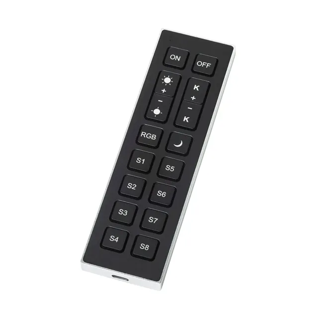 Rendl Light Studio Vega Tuya telecomandă 24V negru-argintiu