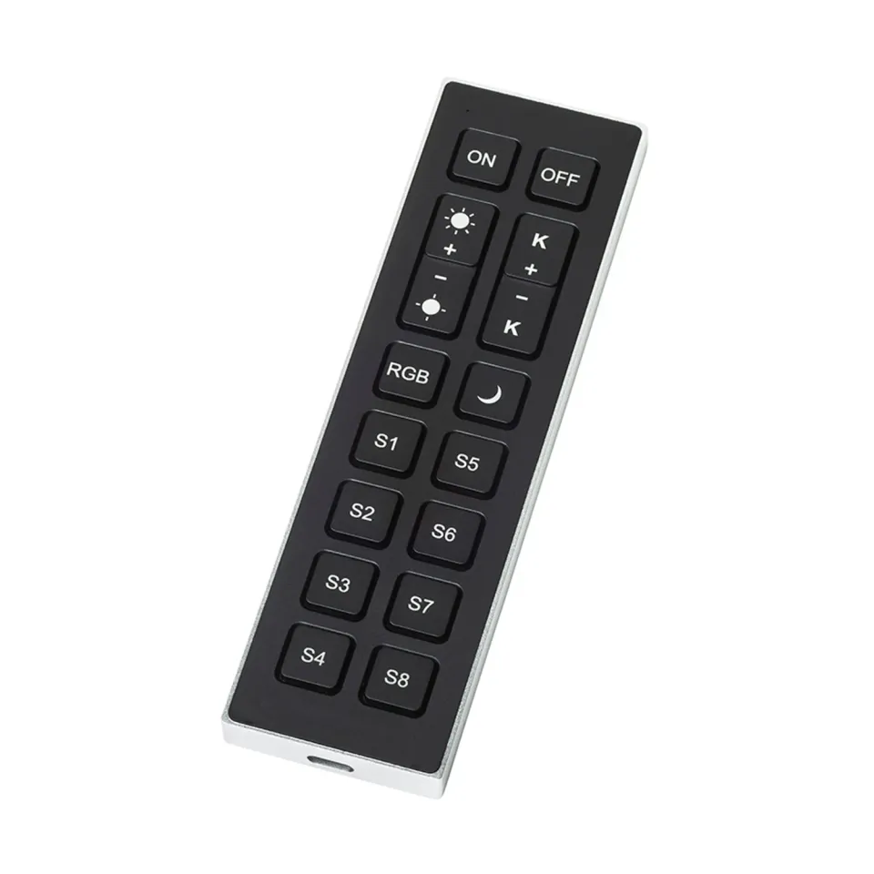 Rendl Light Studio Vega Tuya telecomandă 24V negru-argintiu