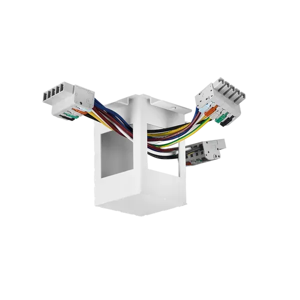 Aurora conector T sina alba cutie conexiuni