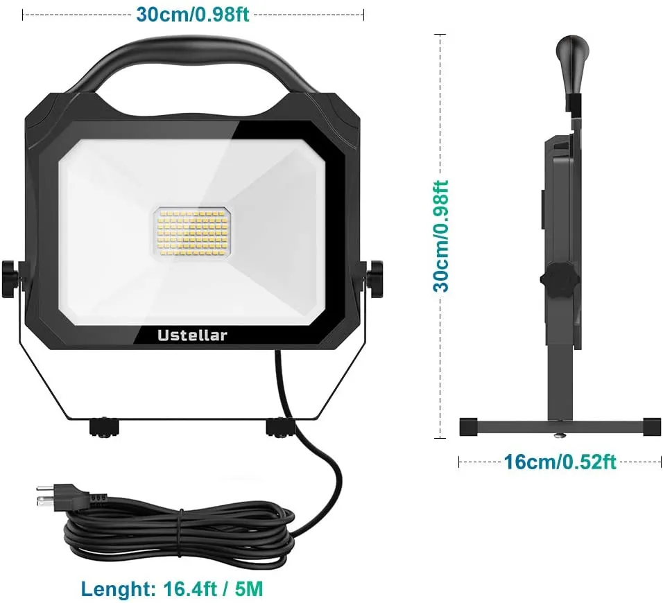 Ustellar lampă lucru LED 50W 5000lm ultra-subțire