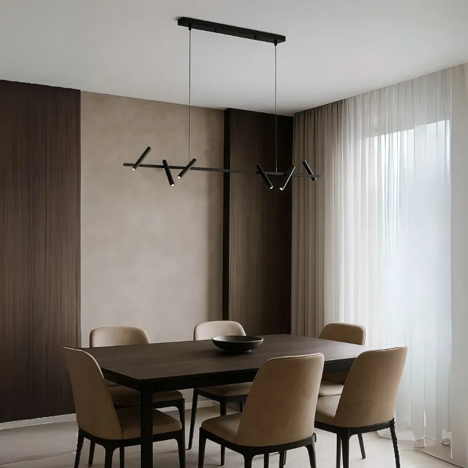 Alessandro Design Harman 23W lustră LED neagră neutră