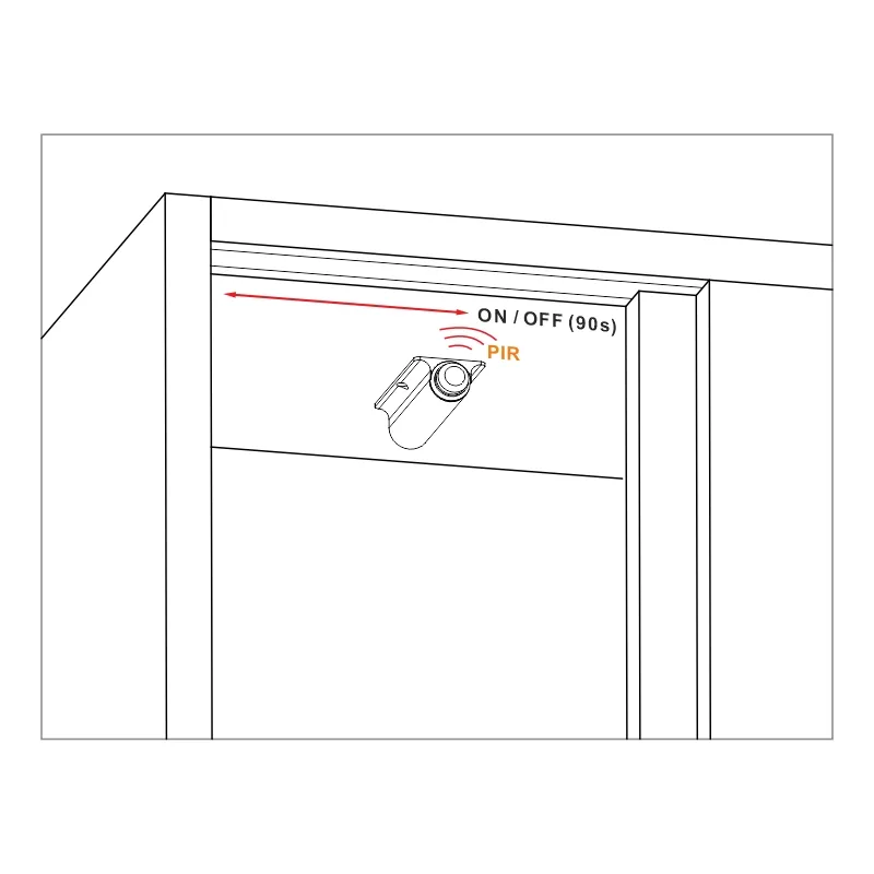 Furnika Switch PIR senzor miscare LED
