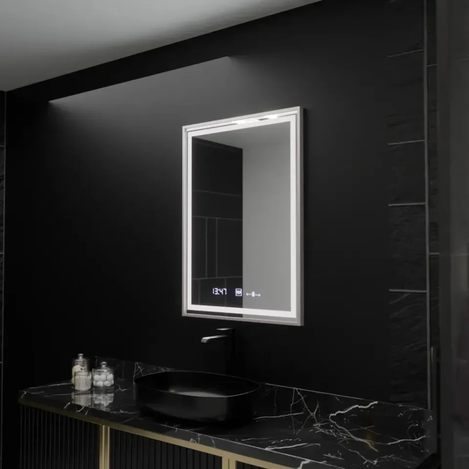 Alessandro Design Marcello oglinda LED 60x80cm argintie