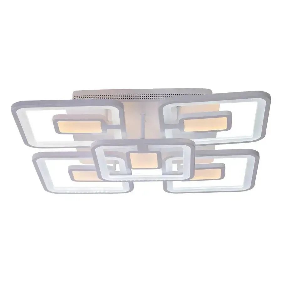 Alessandro Design FELIX lustra LED alba 119W 5 patrate