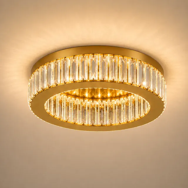 Alessandro Design Vertus 31W lustra LED aurie 50cm dimabila