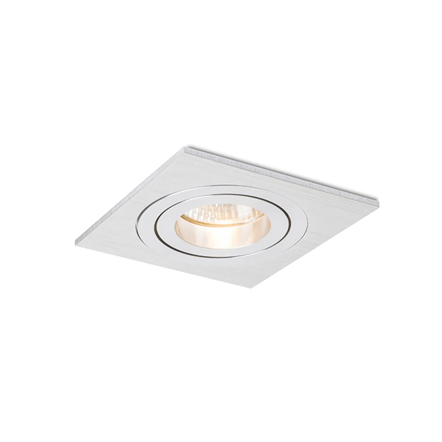 rendl light studio PASADENA GU10 SQ I spot incastrat aluminiu periat