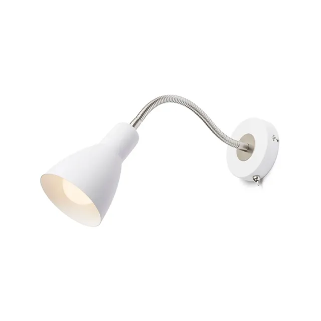 Rendl Light Studio Kaya aplica E27 cu intrerupator alb