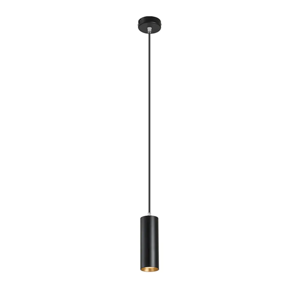 Rendl Mavro Dimm pendul LED bar negru auriu dimabil