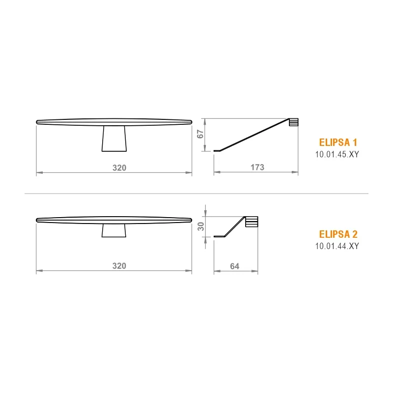 Furnika Elipsa IP44 corp iluminat pentru exterior