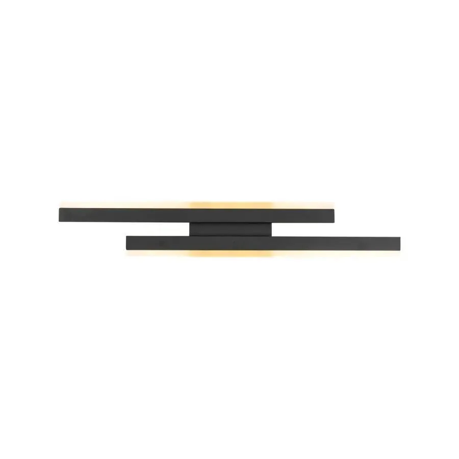 Alessandro Design Lyra aplica LED 18W negru alb acrilic
