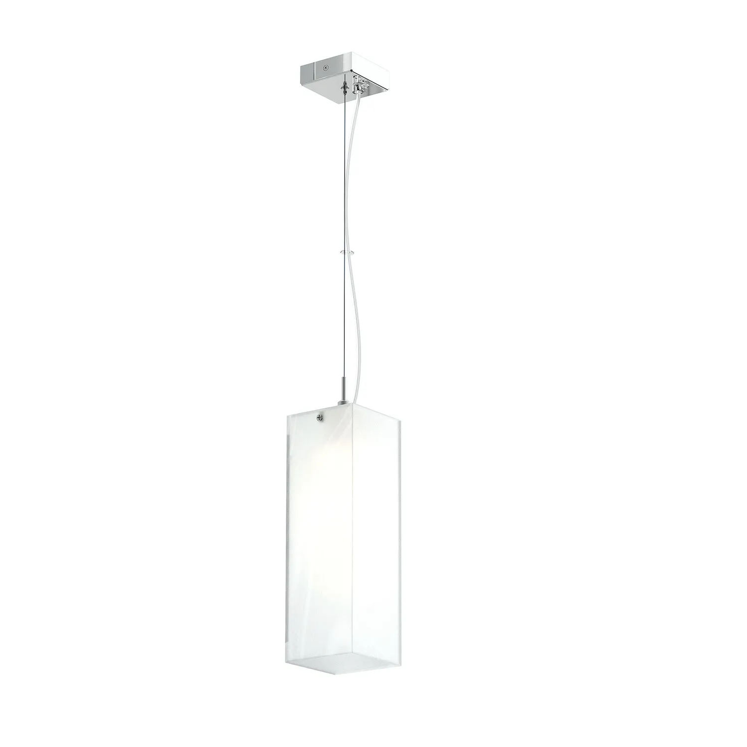 Rendl Lucia 30 pendul sticlă satinată crom E27
