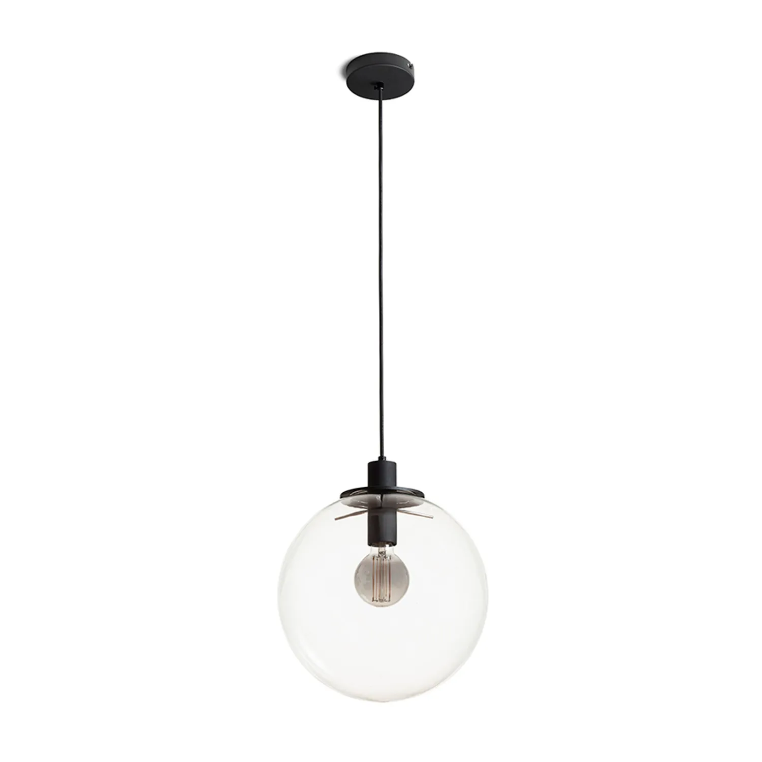 Rendl Boulder pendul sticla opal E27 alama