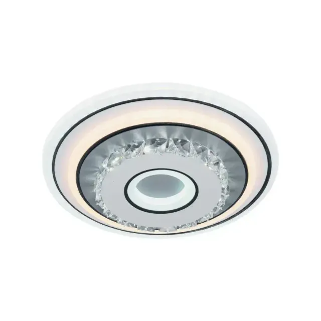 Alessandro Design Serilda lustra LED 40W alba 20cm cristal