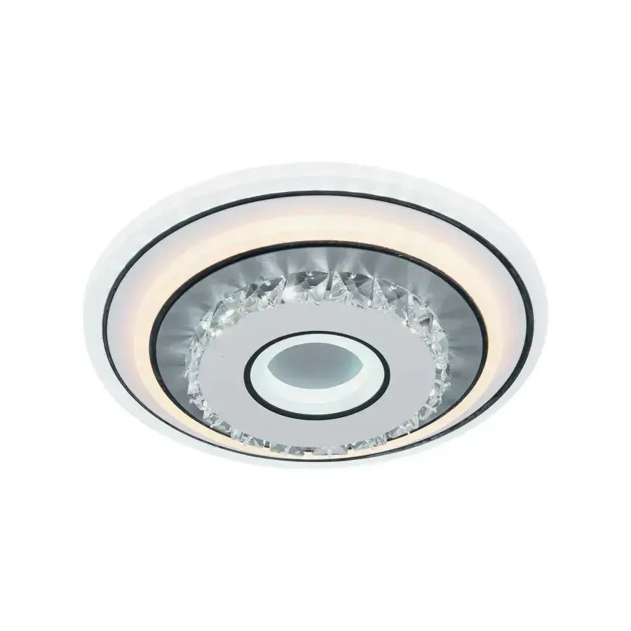Alessandro Design Serilda lustra LED 40W alba 20cm cristal