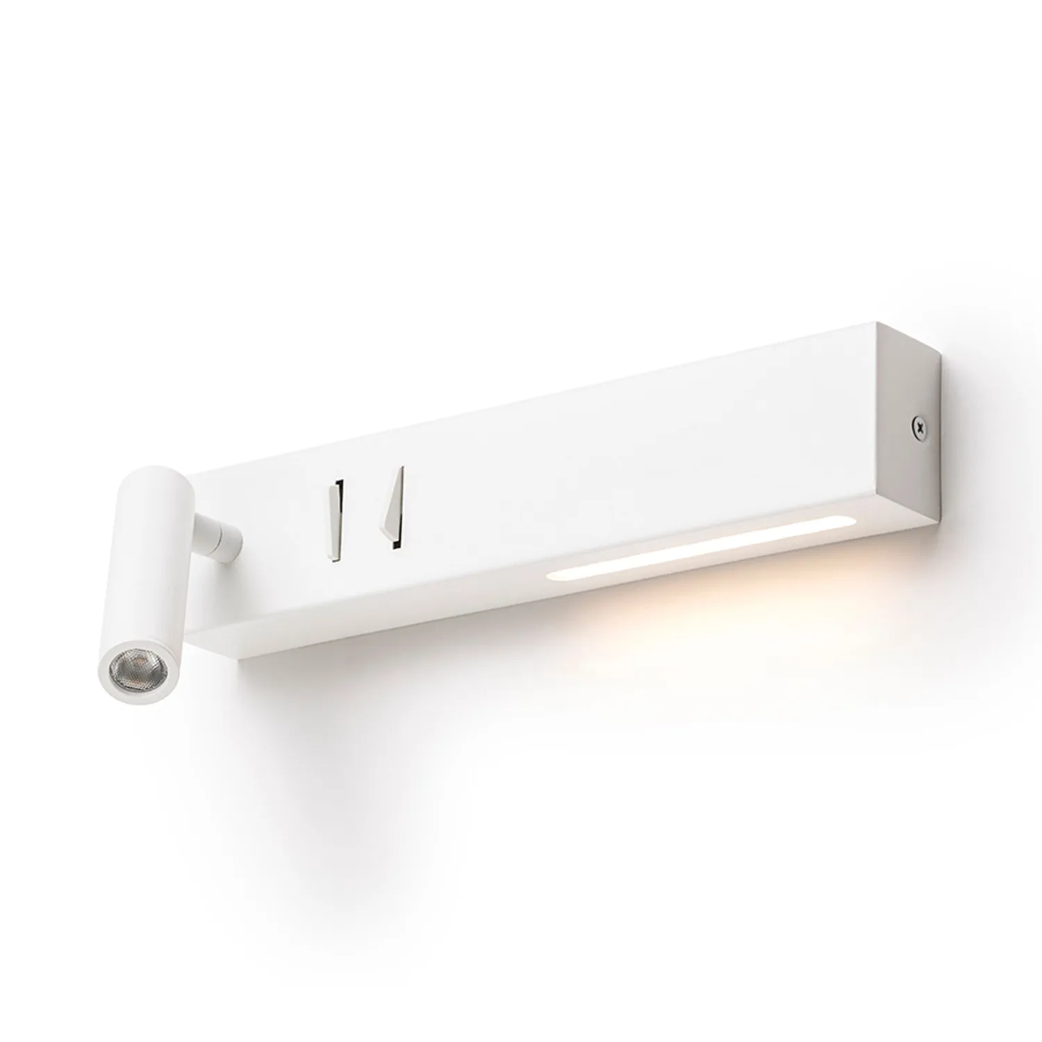 Rendl Light Studio Odeon Aplică albă LED cu spot