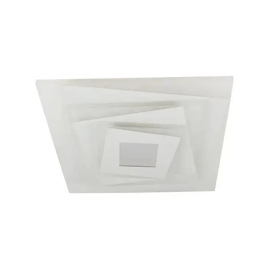 Alessandro Design Nivara RGB 3D lustra LED alba 40W
