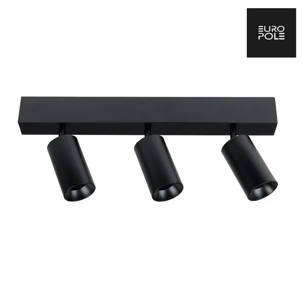 Aurora Anovi Universal 6W spot aplicat negru 3x120mm