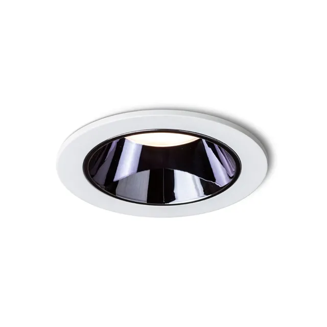 Rendl Ansel spot LED incastrat alb reflector negru crom