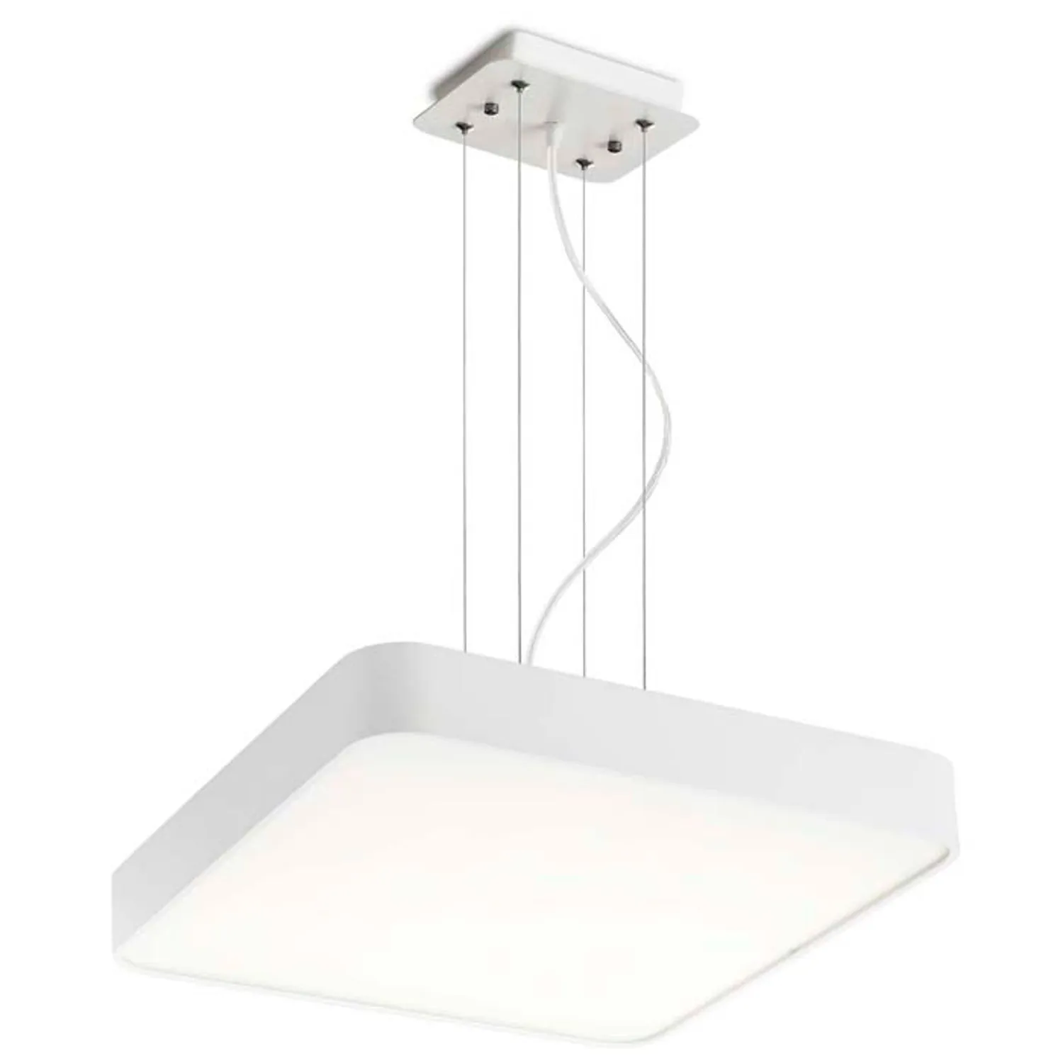 Rendl Mensa SQ 48 Pendel lustra suspendata alba LED