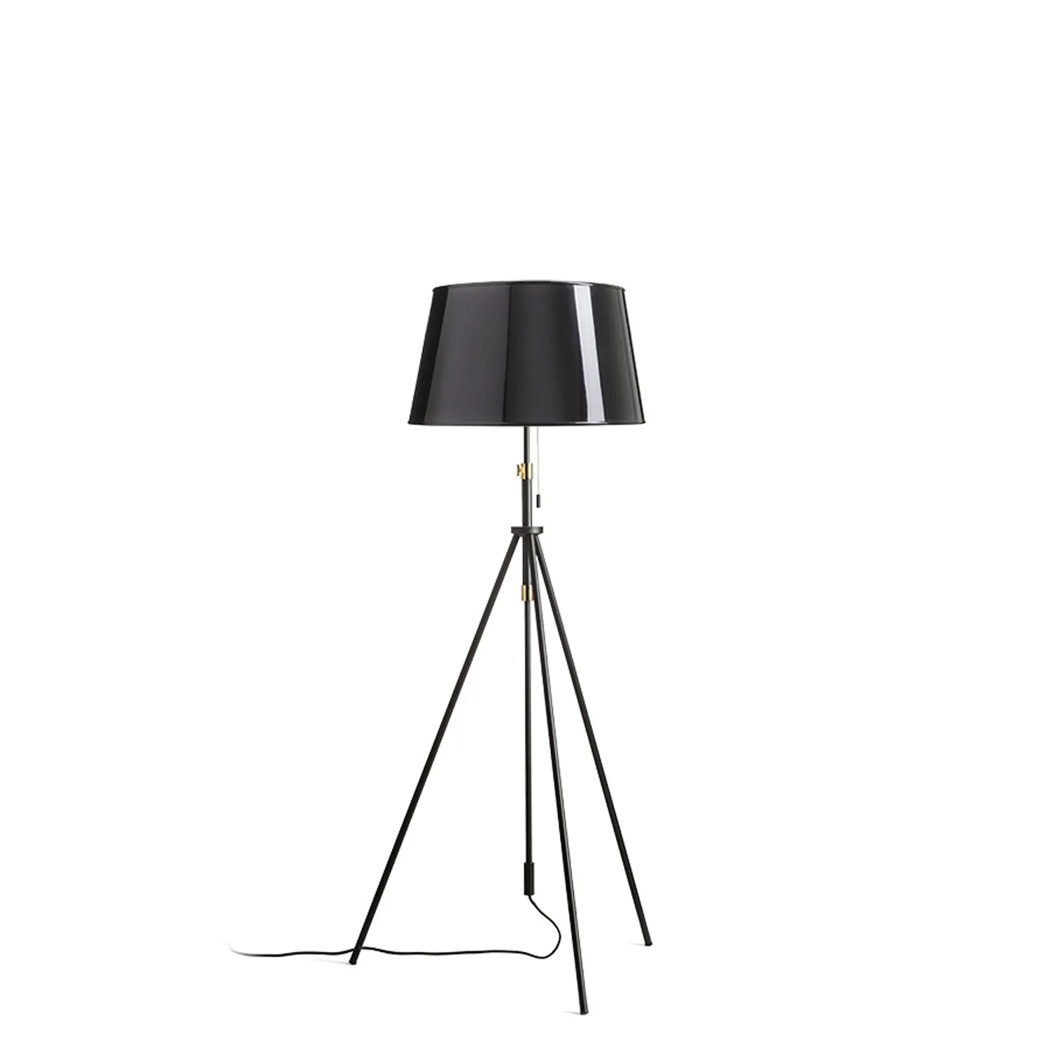 Rendl Luton/Ridick lampadar E27 negru-auriu