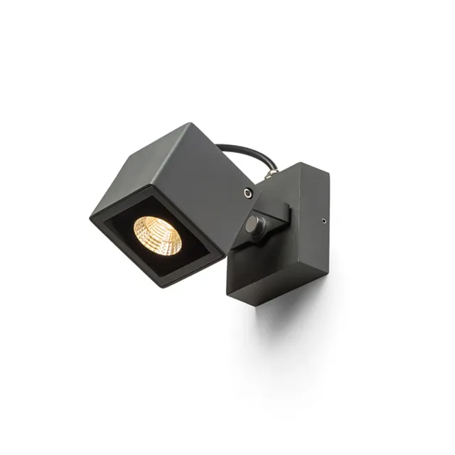 Rendl Bora spot perete exterior LED antracit
