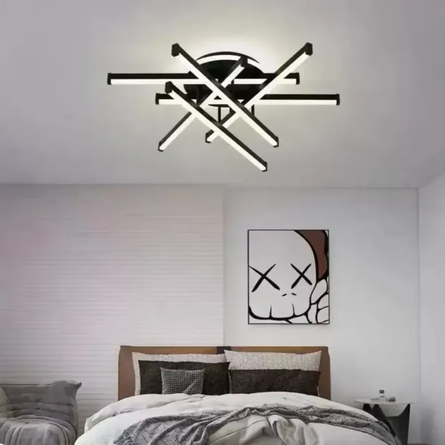 Alessandro Design Filo lustra LED 188W neagra 75cm