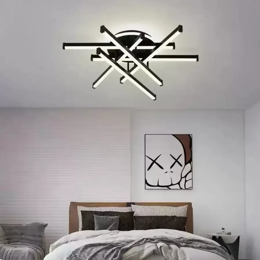 Alessandro Design Filo lustra LED 188W neagra 75cm