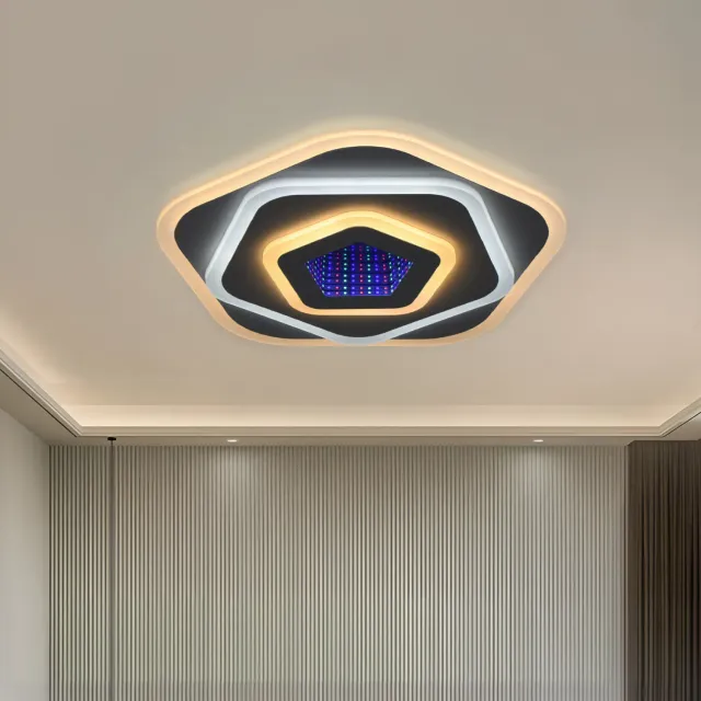 Alessandro Design Nexa 3D lustra LED 39W alba D25
