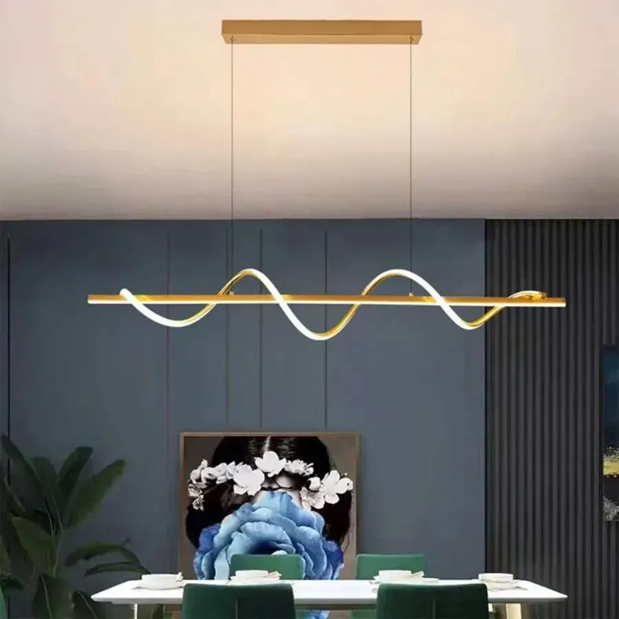 Alessandro Design Aminia 80W lustra LED aurie dimabila 100cm