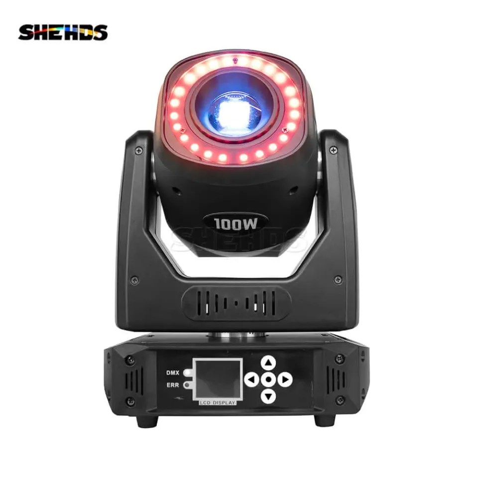 Shehds Gobo 100W moving head spot cu inel LED