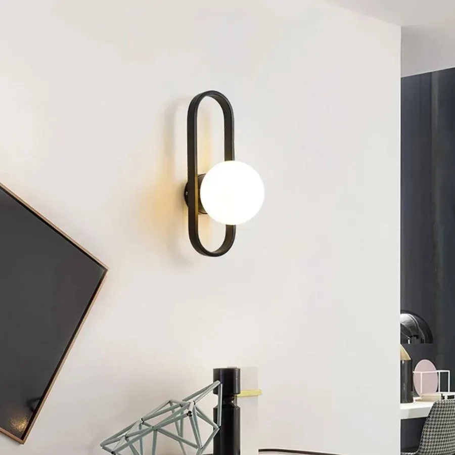 Alessandro Design Juliet aplica E14 alb-negru 1 bec