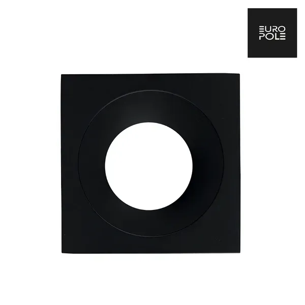 Aurora LED UP Universal ramă pătrată neagru mat 82x82mm
