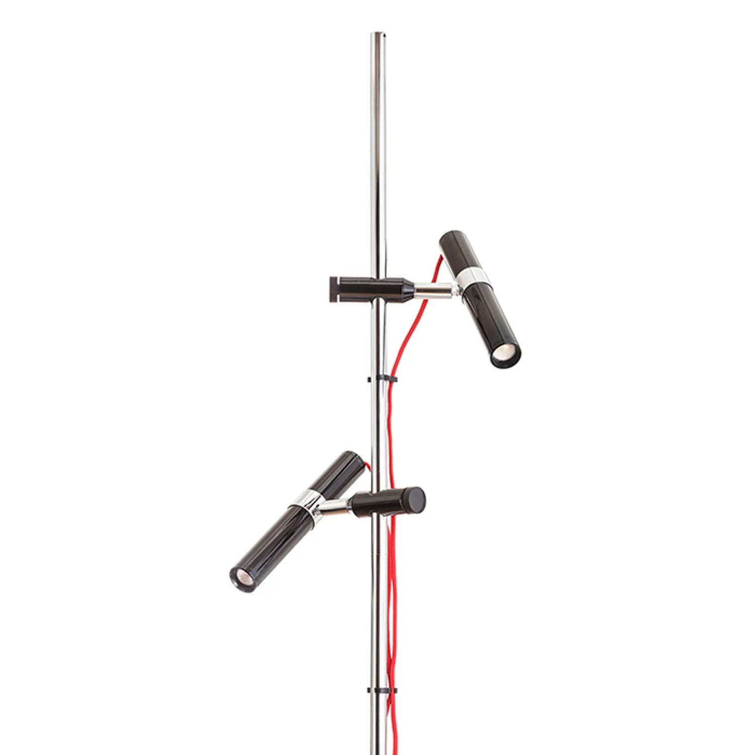 Rendl Light Studio Viper FL lampadar negru 2 spoturi LED