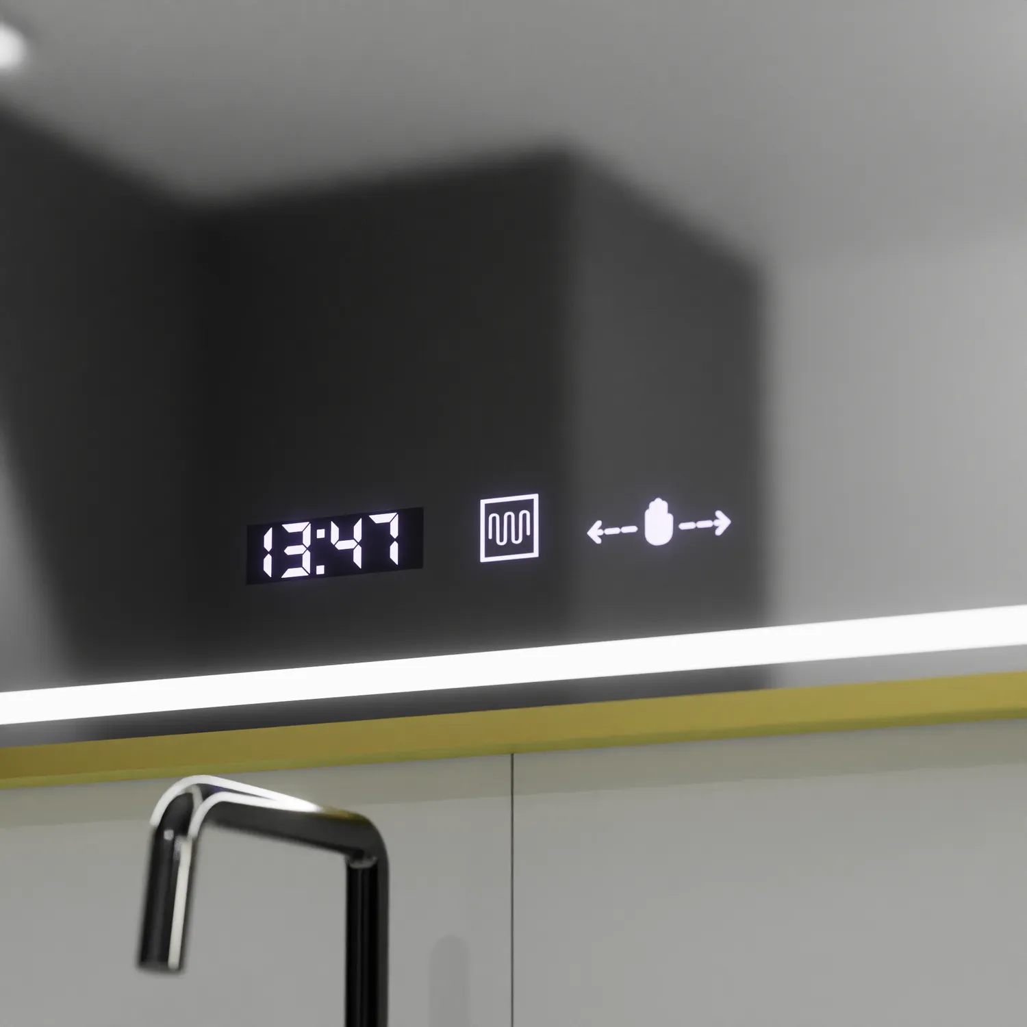 Alessandro Design Verite Royale oglinda LED 80x60cm aurie